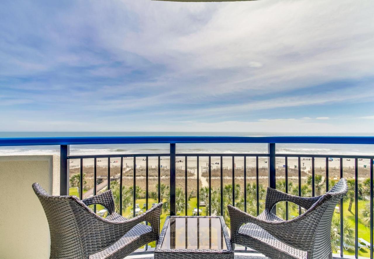 Oceanfront Condo W Balcony Minutes Walk To The Beach Миртъл Бийч Екстериор снимка